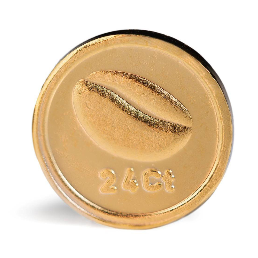 2G Gold Bean Coin with Card