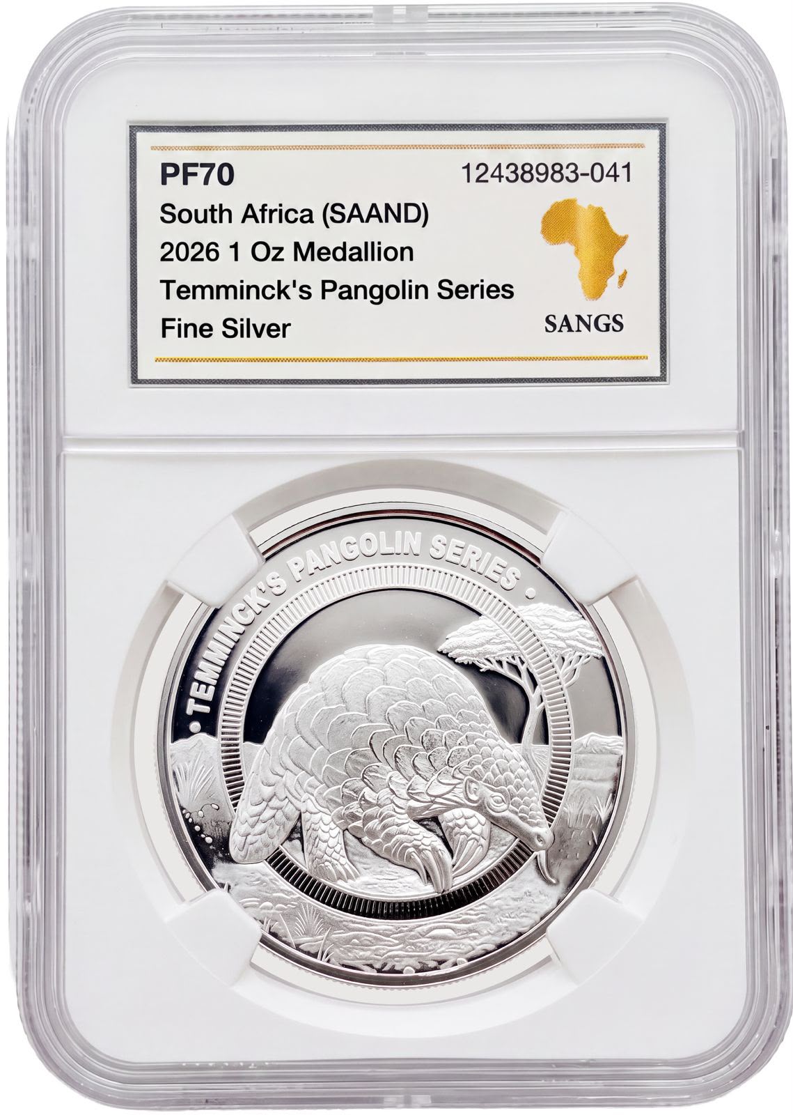 SAAND Southern Africa Endangered Animals Series Silver Box Set