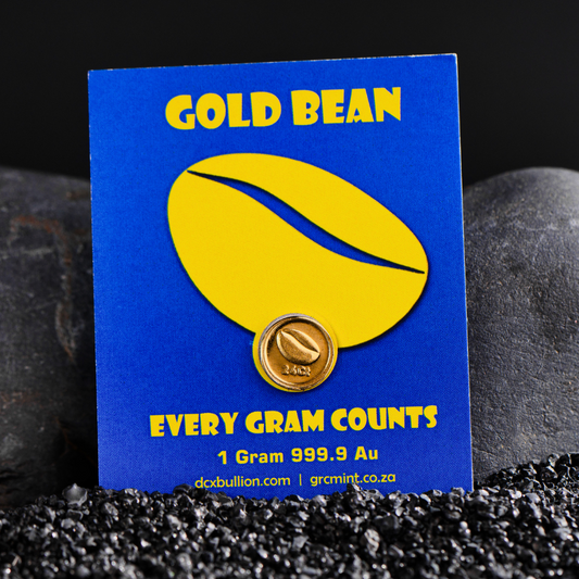 1G Gold Bean Coin with Card