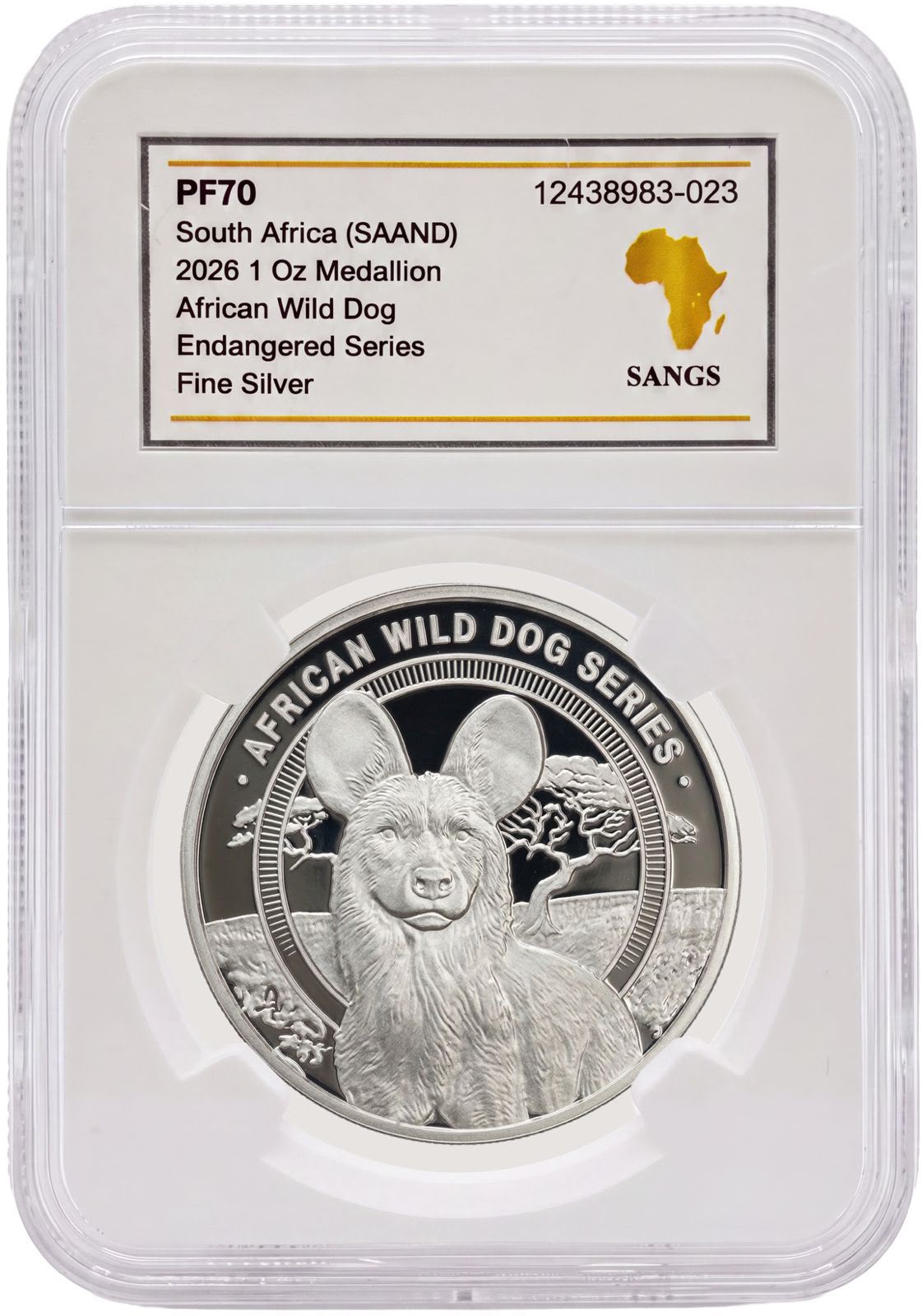SAAND Southern Africa Endangered Animals Series Silver Box Set