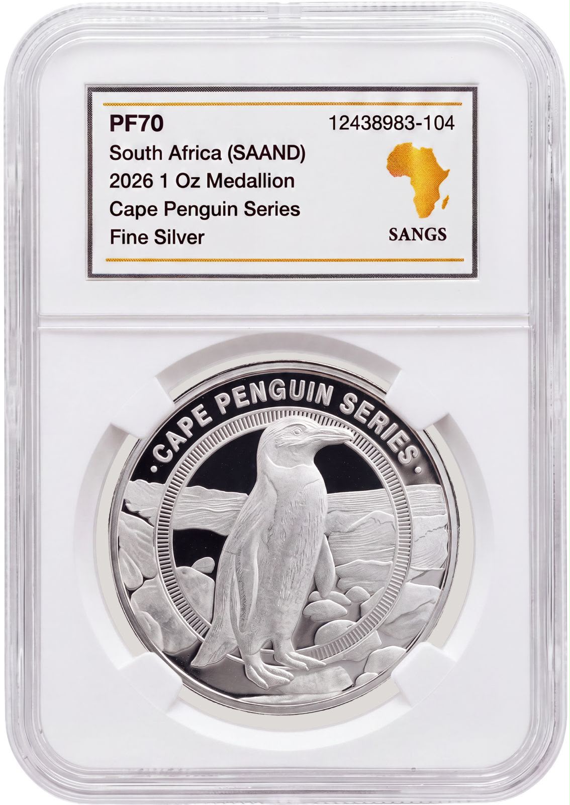 SAAND Southern Africa Endangered Animals Series Silver Box Set